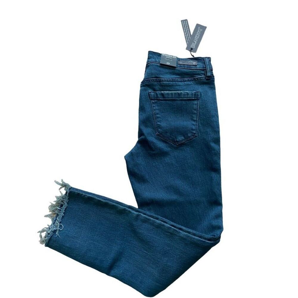 26 [BLANKNYC] Women's The Madison Crop Pant‎ Jeans NWT Dark Wash
